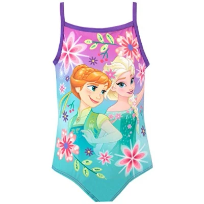 Afbeelding van Disney Frozen Zwempak Anna En Elsa Meisjes Badpak 116