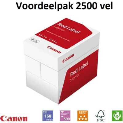 Afbeelding van Canon Red Label Superior 99822154 Printpapier, kopieerpapier DIN A4 80 g/m² 2500 vellen Wit