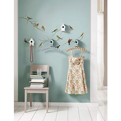 Afbeelding van Komar Wandfolie Vogels 50x70 cm (breedte x hoogte), zelfklevende wandtattoo
