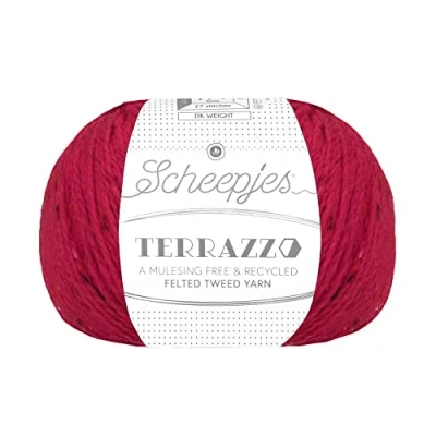 Afbeelding van Scheepjes Terrazzo 719 KarmozijnRed Garen 1x50g