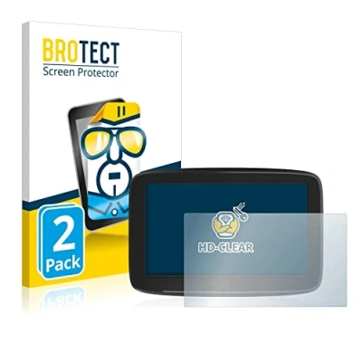 Afbeelding van BROTECT Screenprotector voor TomTom GO Classic 5&quot; Folie Beschermfolie transparant (2 Stuks)