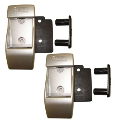 Afbeelding van Fiamma Luifel Wandbevestiging Aluminium 2 Stuks Kleurloos Luifels Accessoires