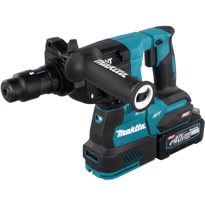 Afbeelding van Makita HR002GM204 40 V Max Combihamer 4,0 ah accu (2 st), snellader, stofafzuiging en aws zender, in mbox