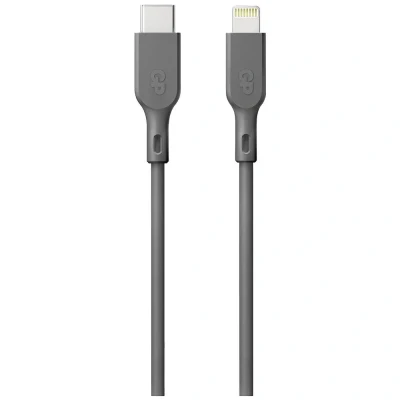Afbeelding van GP Batteries USB laadkabel 2.0 C stekker, Apple Lightning stekker 1.00 m Grijs GPCBCL1PGYUSB221