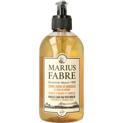 Afbeelding van Marius Fabre Zeep sinaasappel kaneel met pomp 400 ml