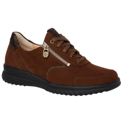 Afbeelding van Ganter Heike dames sneaker bruin maat 38 (EU) 5 (UK)