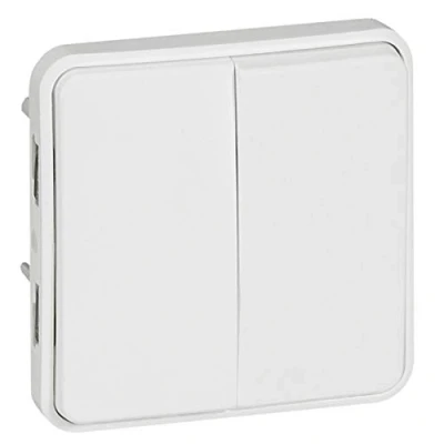 Afbeelding van Legrand plexo ip55 wisselelement antibacterieel 2 voudig wit 070726