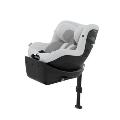 Afbeelding van cybex GOLD Reboarder Sirona I Size Gi Fog Grey inclusief inzetstuk voor pasgeborenen