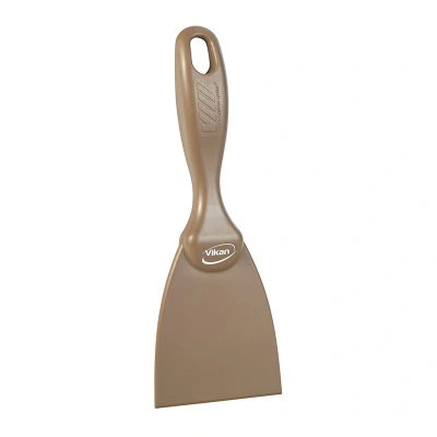 Afbeelding van Vikan Handschraper Recht 75mm Smal Bruin
