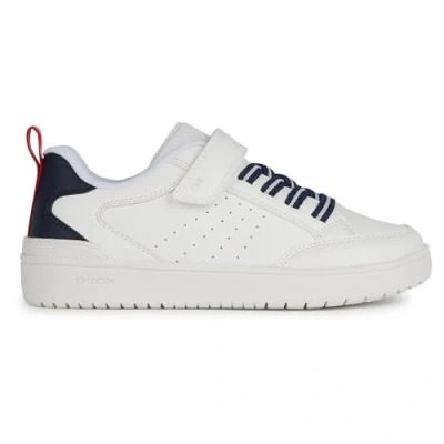 Afbeelding van Geox Washiba Sneakers laag voor kinderen, Maat: 28, White navy Leer