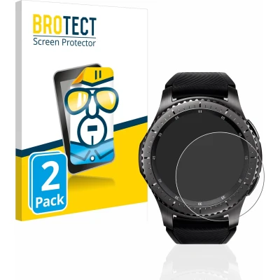 Afbeelding van BROTECT (2 Stuks) Schermbeschermer voor Samsung Gear S3 Frontier / Classic Screen Protector Transparant