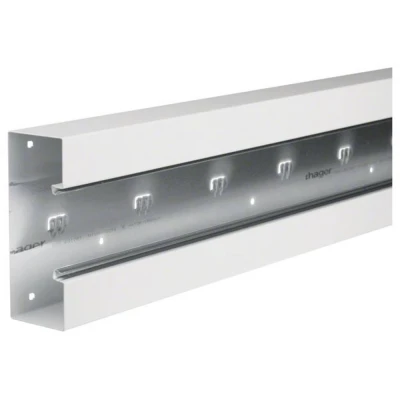 Afbeelding van Hager BRS6517019016 Kabelgoot Onderdeel (l x b) 2000 mm 170 Wit 2 m