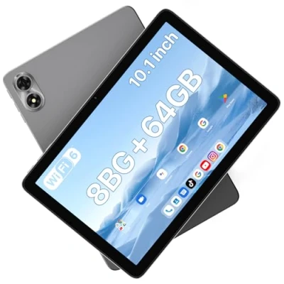 Afbeelding van UMIDIGI G1 TAB tablet, 10,1 inch Android 13 8 GB RAM (4 + 4 GB), 64 ROM (1 TB TF), Tablet Android, RK3562 Quad Core Gaming met 6000 mAh accu, MP MP, BT5.0, WiFi 6,