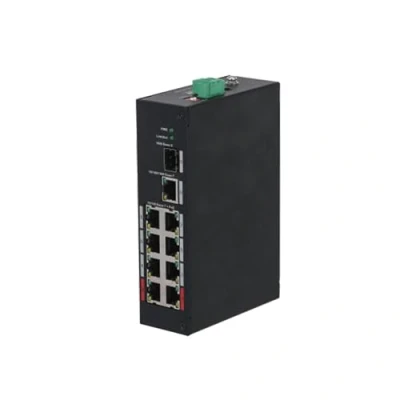 Afbeelding van PFS3110 8ET 96 10 Poorts DIN Switch met 8 PoE poorten