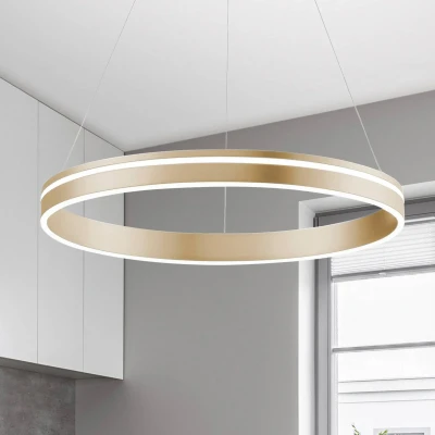 Afbeelding van Paul Neuhaus Design hanglamp Q Vito Ø 59cm messing 8411 60
