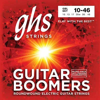 Afbeelding van GHS BOOMERS String Set Voor Elektrische Gitaar GB L Licht 010/046