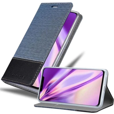 Afbeelding van Cadorabo Hoesje geschikt voor Huawei MATE 20 PRO in DONKERBLAUW ZWART Beschermhoes met magnetische sluiting, standfunctie en kaartvakje Book Case Cover Etui
