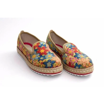 Afbeelding van GOBY Boterbloemen Ballerinas Flats Hoge kwaliteit Handmade Meisjesprint Maat 38
