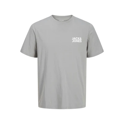 Afbeelding van Jack &amp; Jones Ecorp LOGO SS Oneck NOOS Tshirt basic, Heren, Maat: XS, Ultimate grey