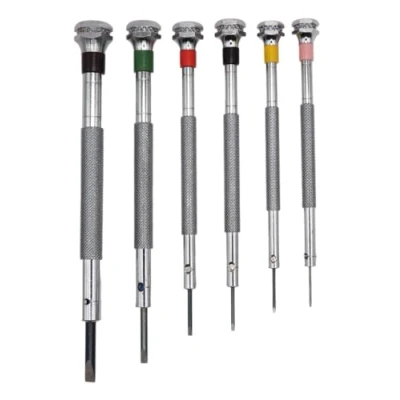 Afbeelding van Horotec MSA 01.013 Professionele schroevendraaierset, 6 stuks, gemaakt in Frankrijk, geregistreerd model