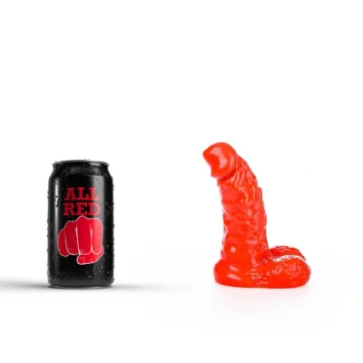 Afbeelding van All Red Dildo 13 x 4,5 cm rood