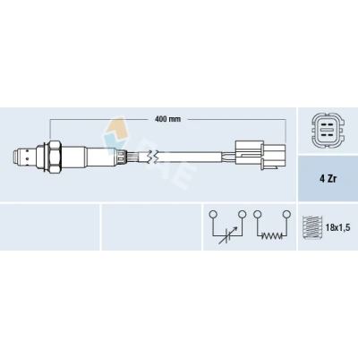 Afbeelding van FAE Lambda sonde 77682