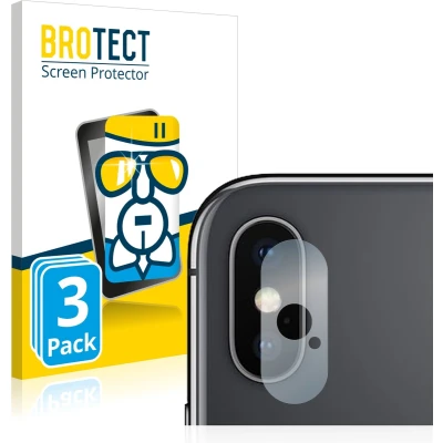 Afbeelding van BROTECT Screenprotector voor Apple iPhone Xs Max (ALLEEN Camera Lens) Folie Beschermfolie Beschermglas transparant (3 Stuks)