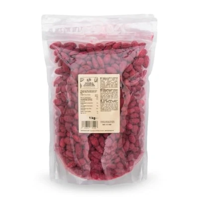 Afbeelding van KoRo Amandelen met pure chocolade en frambozenpoeder 1 kg