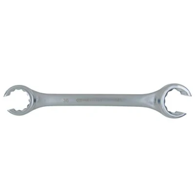 Afbeelding van KS Tools 517.0272 Open dubbele ringsleutel, gebogen, 36x41mm