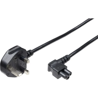 Afbeelding van Microconnect PE090818A electriciteitssnoer Zwart 1,8 m Netstekker type G C5 stekker