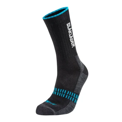 Afbeelding van Blaklader LIGHT Sokken 2191 1094 Zwart/Neonblauw