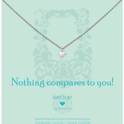 Afbeelding van Heart to get N02SHE11S 2 Nothing compares you Ketting