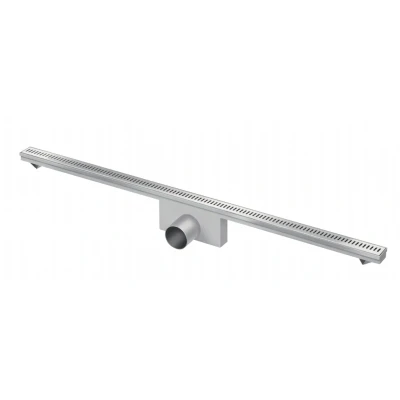 Afbeelding van Van den Berg Perfect Line douchegoot met zijuitlaat 50 mm (rvs) 900 x
