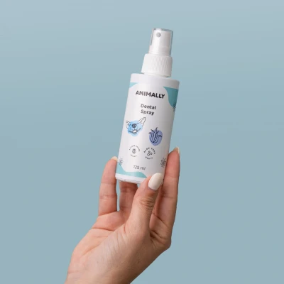 Afbeelding van Animally Biologische Dieren Tand spray fris tandsteen en slechte adem katten honden 125ml