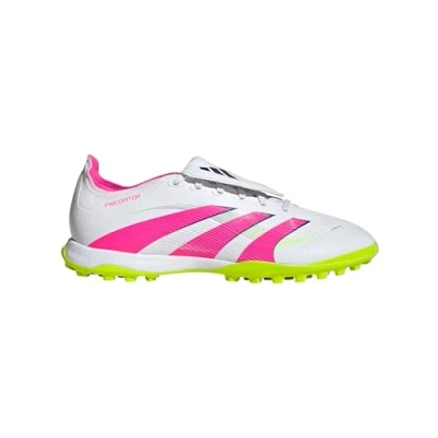 Afbeelding van adidas Predator League voetbalschoenen met vouwtong en turf, Wit Roze, 42 EU
