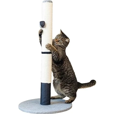 Afbeelding van Kerbl Krabpaal Opal Pro grijs/zwart 40x40x80cm (80 cm, Grijs/Zwart),