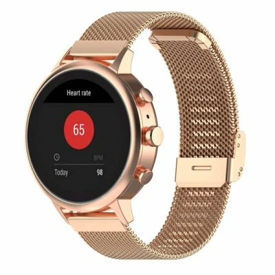 Afbeelding van Huawei GT 4 41mm Milanese bandje met klemsluiting Champagne goud