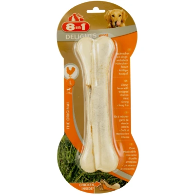 Afbeelding van 8in1 Delights Bones Strong Kip Hondensnacks Large