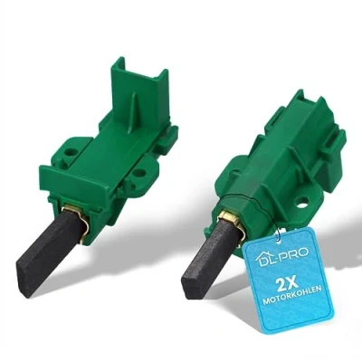 Afbeelding van DL pro Motorkoolset voor Beko Blomberg 371202407 371202405 L24MF7 Candy Hoover 49028930 koolborstels groen WMB WMD WTV wasmachine