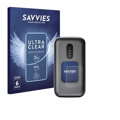 Afbeelding van Savvies Screenprotector voor Doro 2880 (Extern Beeldscherm) Folie Beschermfolie transparant (6 Stuks)