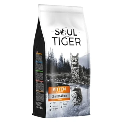 Afbeelding van the Soul of Tiger Droogvoer voor kittens en zwangere zogende kip rijst, 8 kg