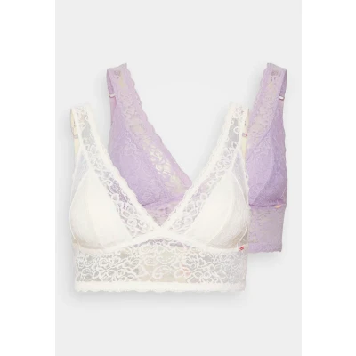 Afbeelding van Dorina 2 PACK Triangel BH, Dames, Maat: 34, Purple/ivory