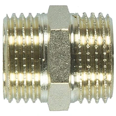 Afbeelding van Cornat messing dubbele nippel 3/8 inch, TEC396600 1/2 inch