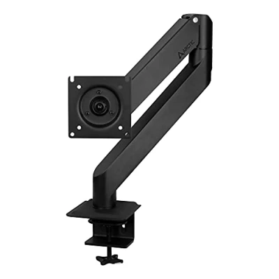Afbeelding van ARCTIC X1 3D Monitorarm met gaslift voor één monitor, monitorbevestiging tot 40&quot;/43&quot; Ultrawide, 10 kg/22 Ibs, kabelmanagement, kantelbaar, zwenkbaar, in hoogte verstelbaar Zwart