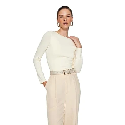Afbeelding van Trendyol TWOAW24BZ00166 Volwassenen Vrouwen Blouse Steen XS