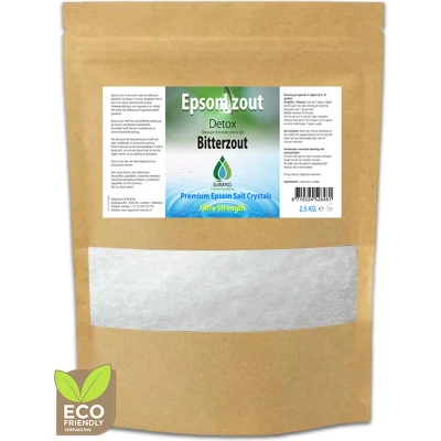 Afbeelding van Epsom Zout Bitterzout Magnesiumsulfaat Badzout 2,5 kg