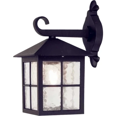 Afbeelding van Elstead Lighting LED Wand Buitenlamp Winchester 1X E27 Max 60W Dimbaar Black