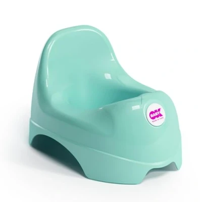 Afbeelding van OKBABY Relax Wc potje met Ergonomische Zitting en Verhoogde Rugleuning Azuurblauw