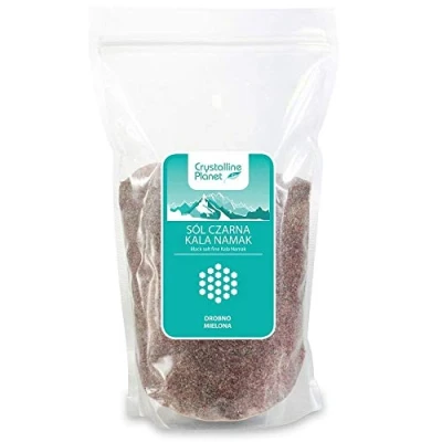Afbeelding van ZWART ZOUT KALA NAMAK FIJNE GROND 1 kg SKARBY OCEANU