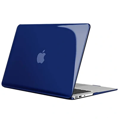 Afbeelding van Fintie Hoes Compatibel met MacBook Air 13 A1466/A1369 (2012 2017 Laat los), Ultradünne Hoogwaardige Kunststof Harde Schaal Beschermhoes Snap Cover 13.3&quot;, (Blauw)